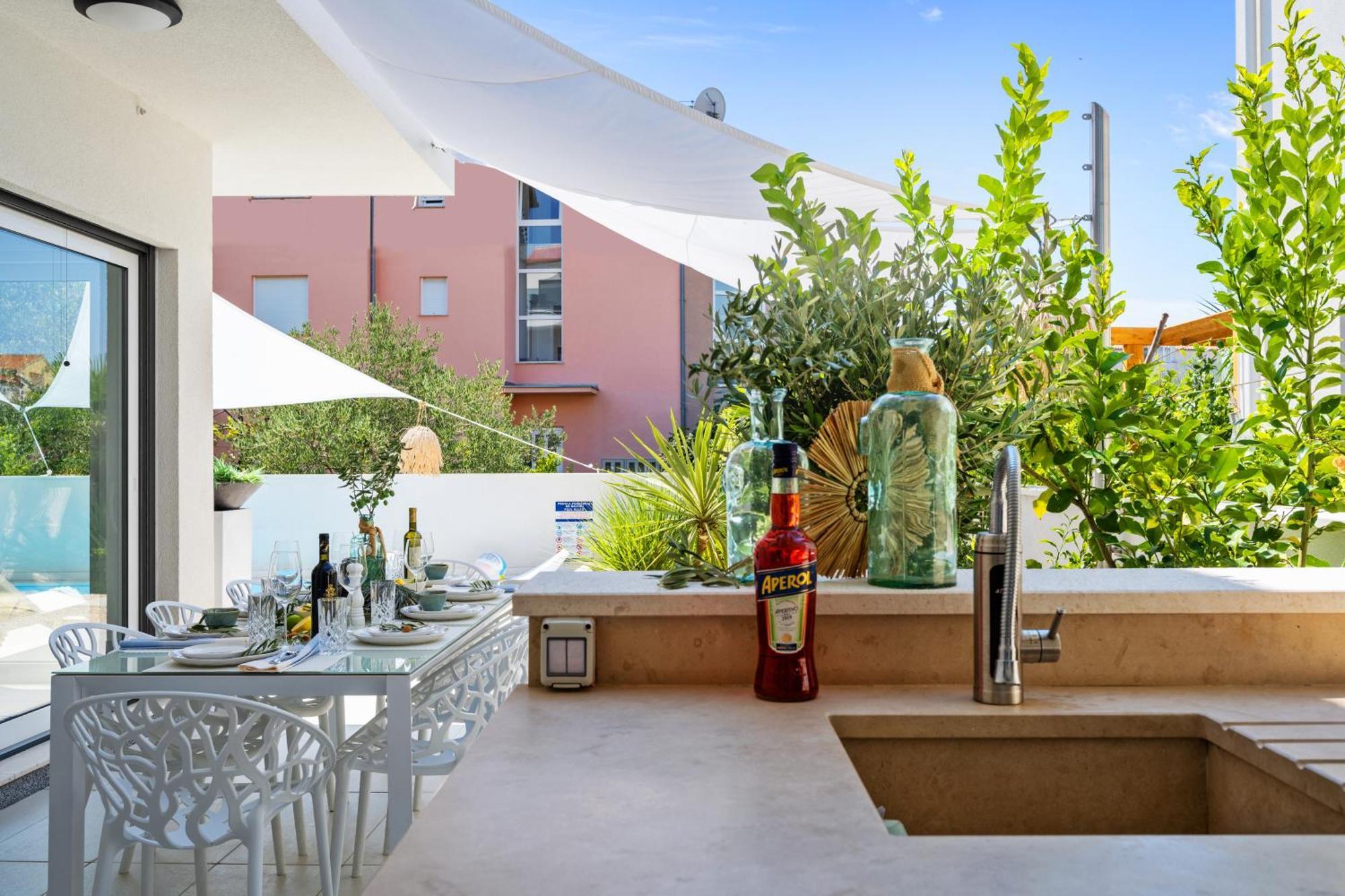 Adriatic Paradise Villa Vodice Ngoại thất bức ảnh